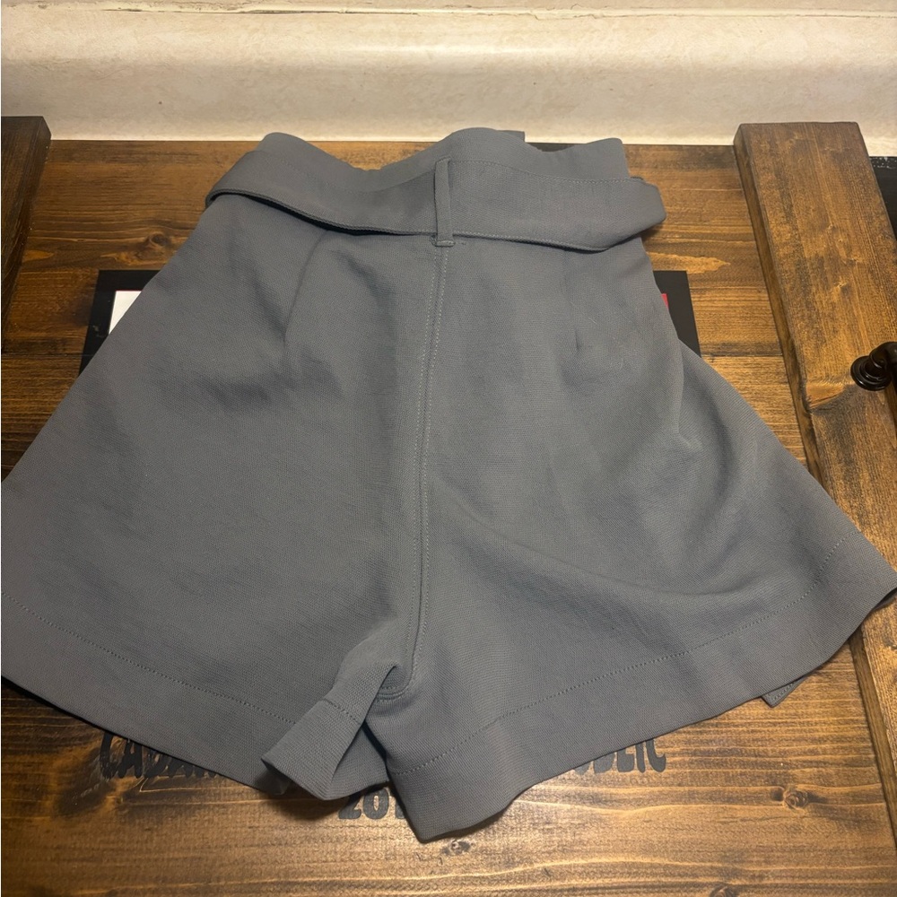 Wilfred shorts High Waist Paper Bag - green/teal - Picture 3 of 6